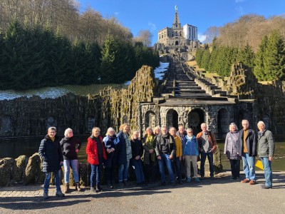 Wanderauftakt 1.jpg Jahresauftakt im Presseclub Kassel mit kleiner Wanderung im Bergpark